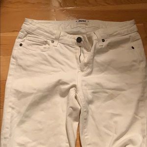Paige Demin White Jeans